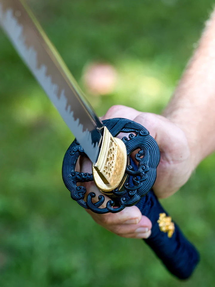 Angry Wave Katana (1060 Carbon Steel) - Image 5