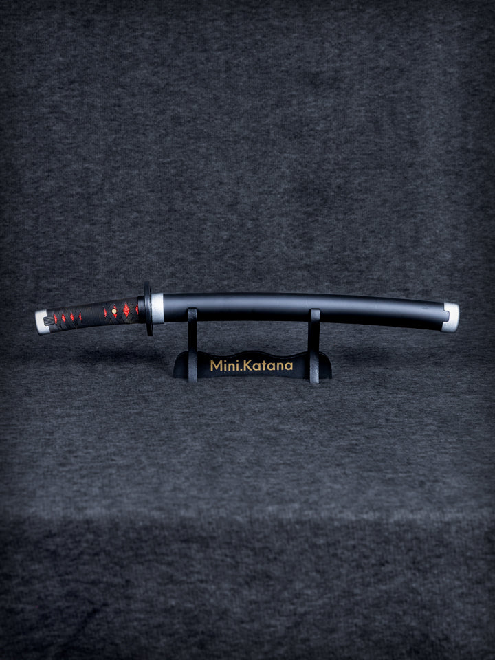 Tanjiro Mini Katana & Genya Keychain + Stand + FREE Samurai Pen - Image 7