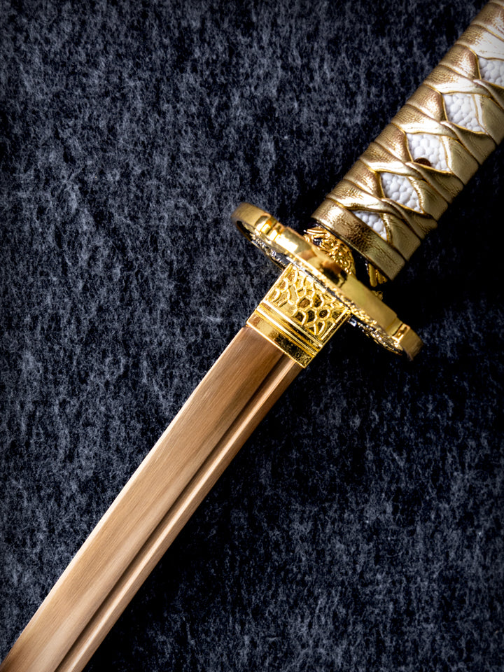 15-inch Gold Dragon Mini Katana - Image 6