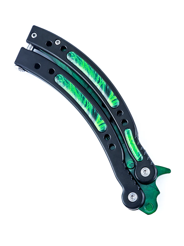 Gamma Doppler Emerald Butterfly Knife - Image 4