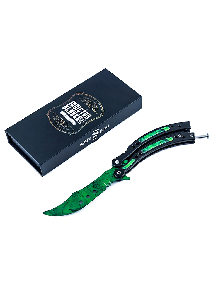 Gamma Doppler Emerald Butterfly Knife - Image 5