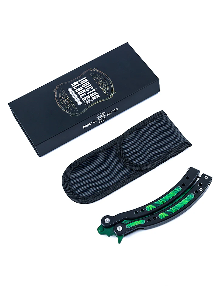 Gamma Doppler Emerald Butterfly Knife - Image 7