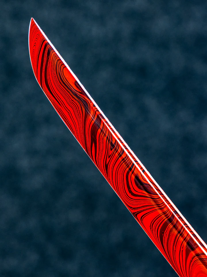 Crimson Dragon Katana (1060 Carbon Steel) - Image 4
