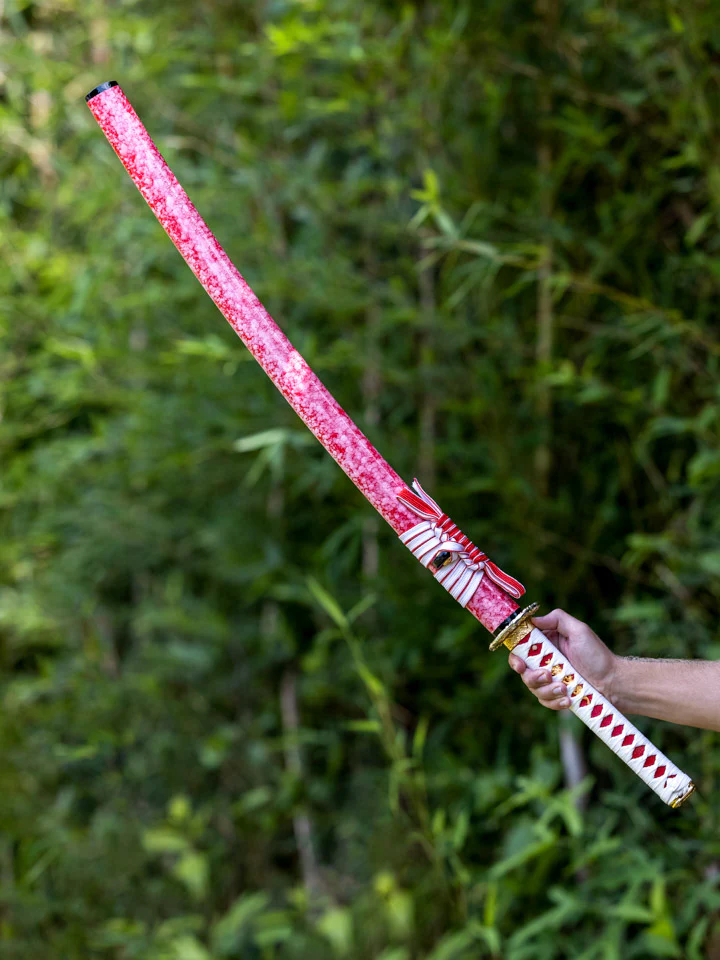 Crimson Dragon Katana (1060 Carbon Steel) - Image 6