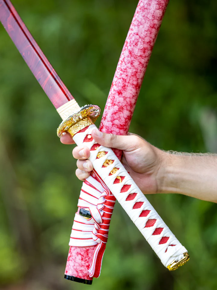 Crimson Dragon Katana (1060 Carbon Steel) - Image 8