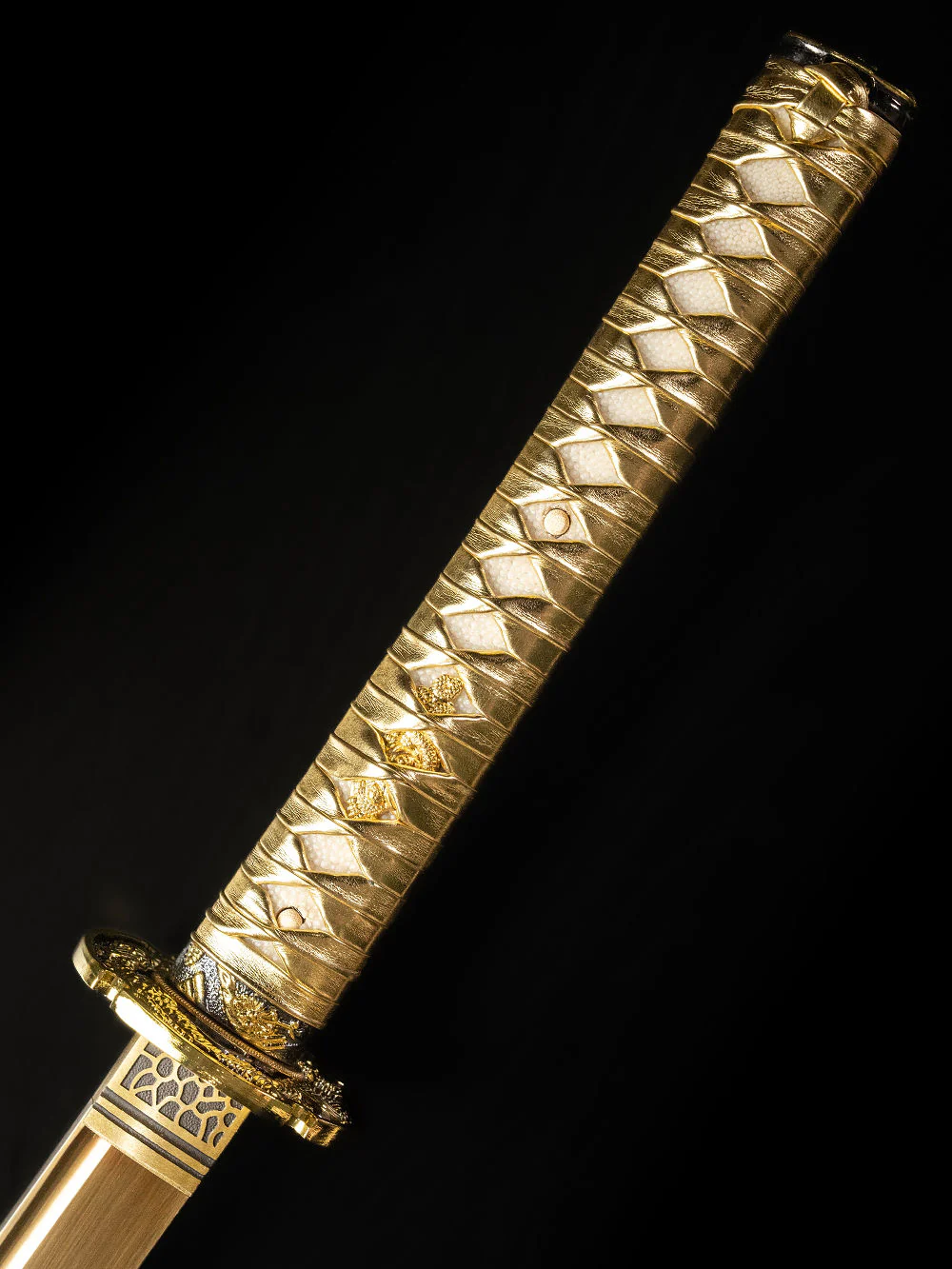 Gold Dragon Katana (1060 Carbon Steel) - Image 6