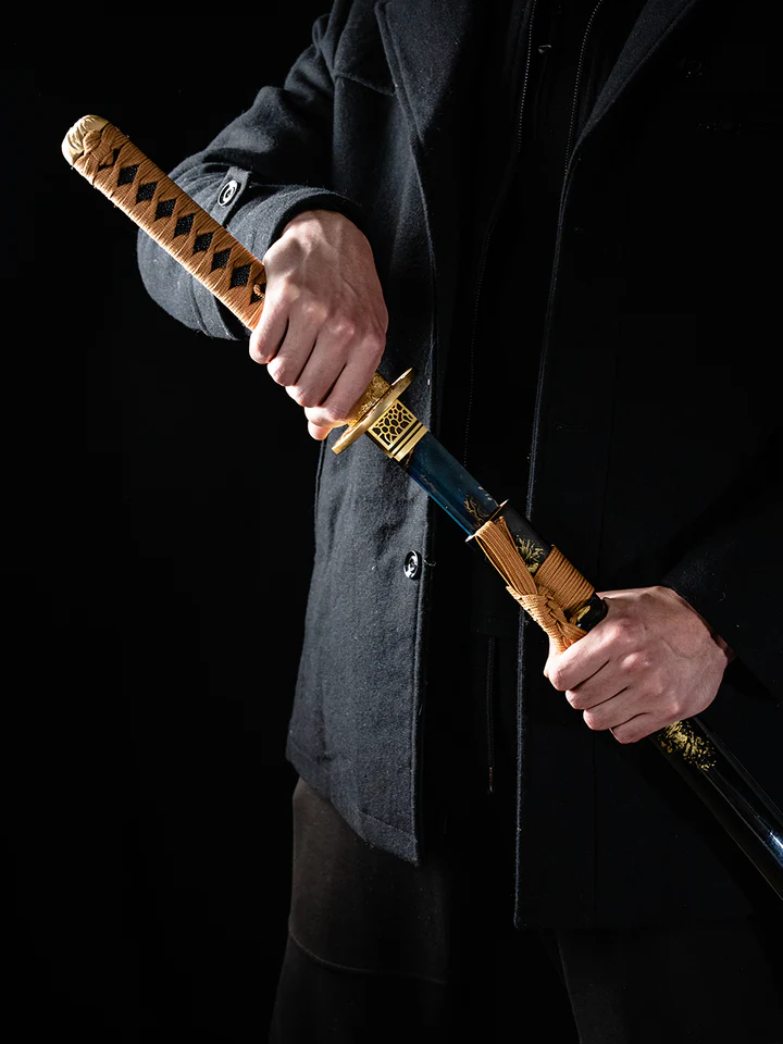 Gold Ore Katana (1060 Carbon Steel) - Image 7