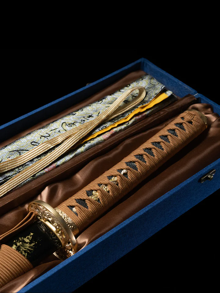 Gold Ore Katana (1060 Carbon Steel) - Image 8