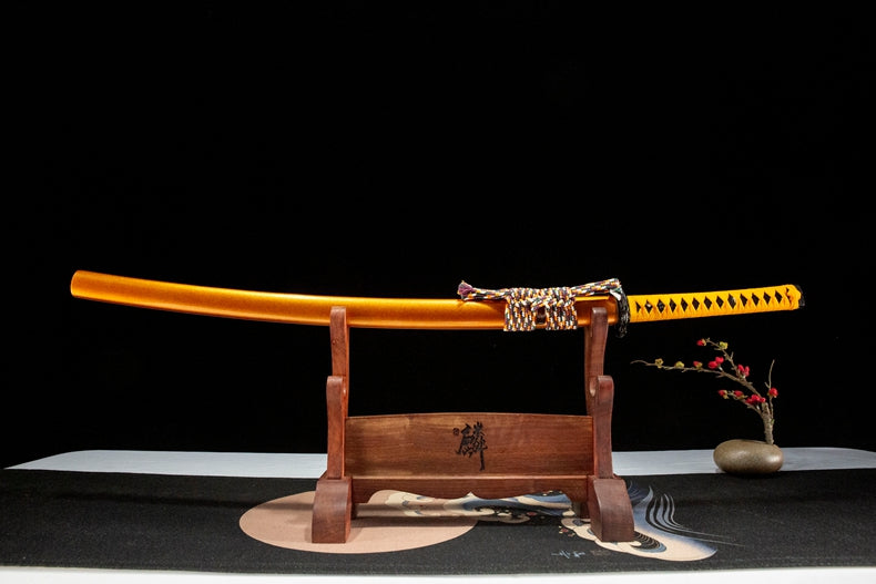 Golden Sky Katana (1055 Carbon Steel) - Image 17
