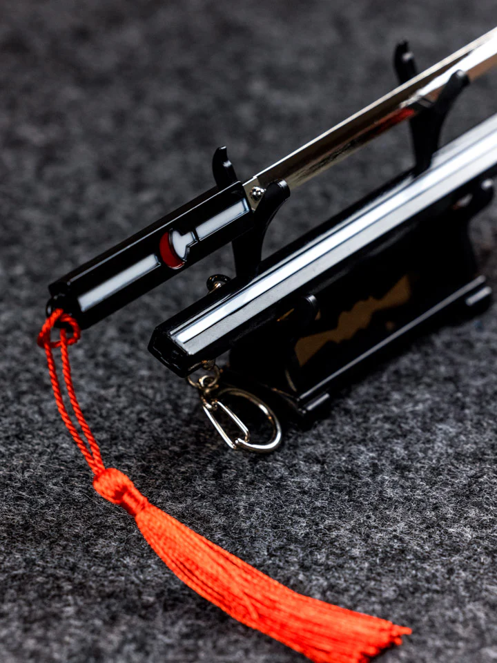 Sasuke Grass Cutter Keychain + Stand - Image 3