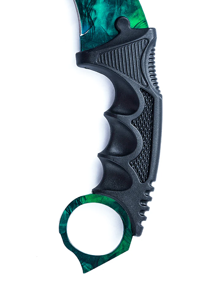 Gamma Doppler Emerald Karambit Knife - Image 3
