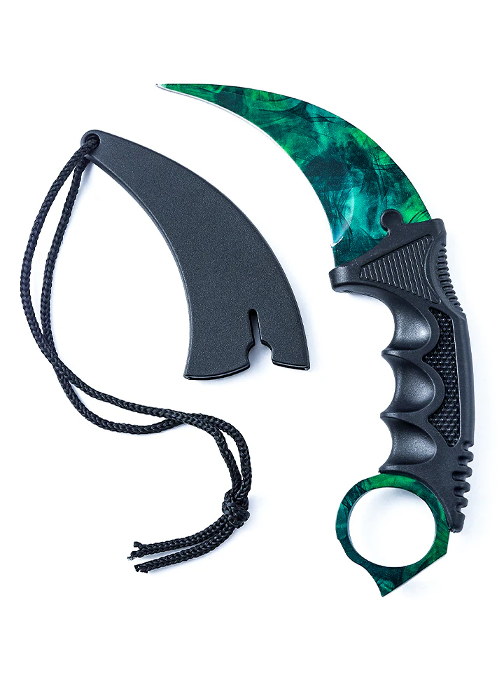 Gamma Doppler Emerald Karambit Knife - Image 4