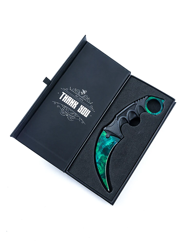 Gamma Doppler Emerald Karambit Knife - Image 5