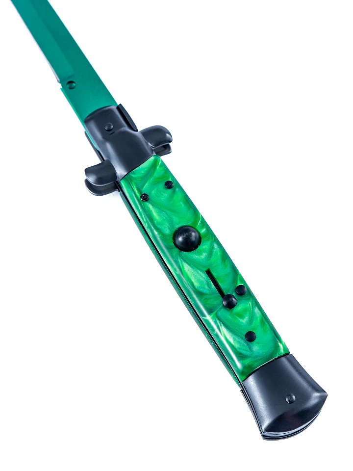 Gamma Doppler Emerald Stiletto Knife - Image 6