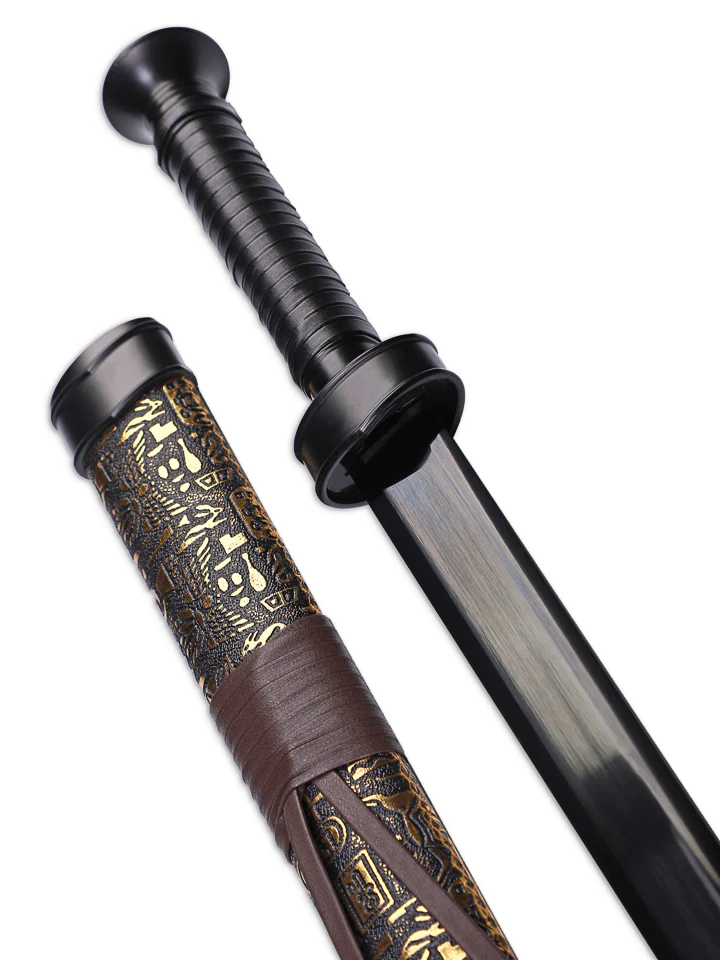 Obsidian Jian Legacy Sword (1060 Carbon Steel)