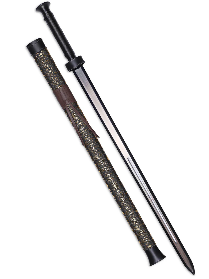 Obsidian Jian Legacy Sword (1060 Carbon Steel) - Image 2