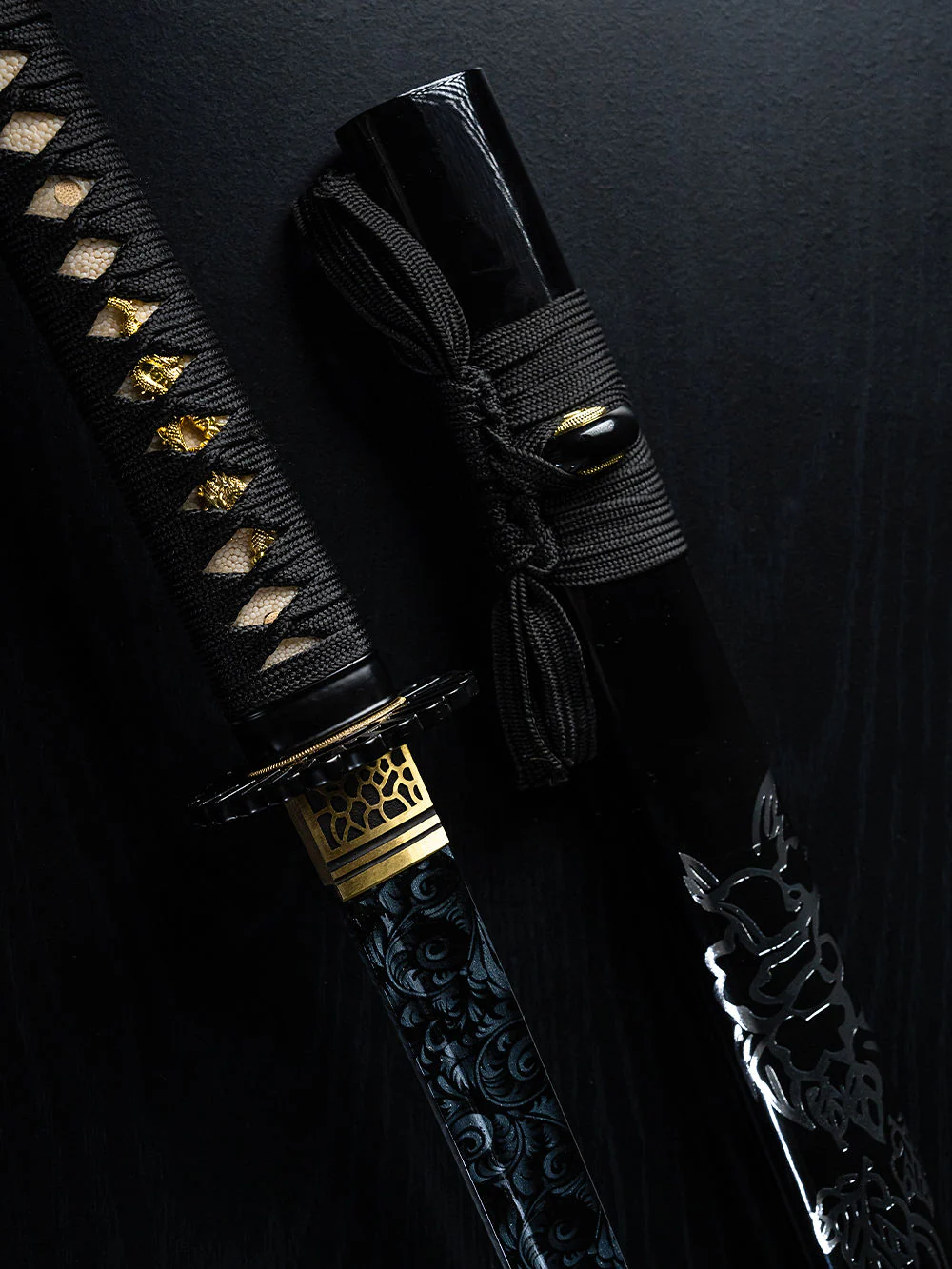 Onyx Katana (1060 Carbon Steel) - Image 4