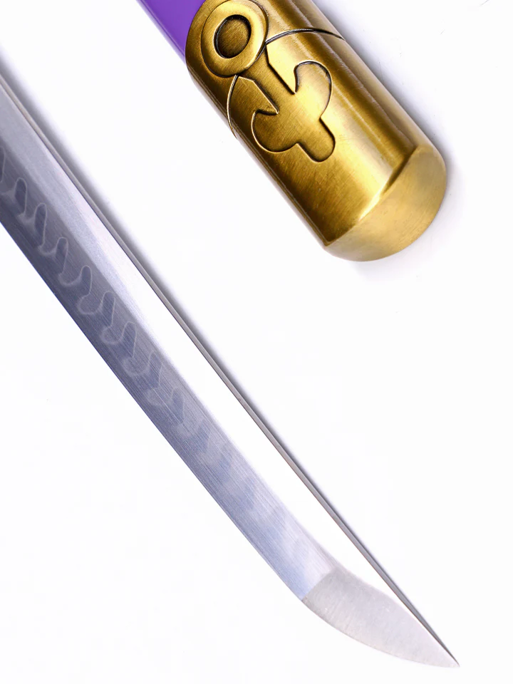 Battle-Ready Purple Enma Katana (1095 Carbon Steel) - Image 3