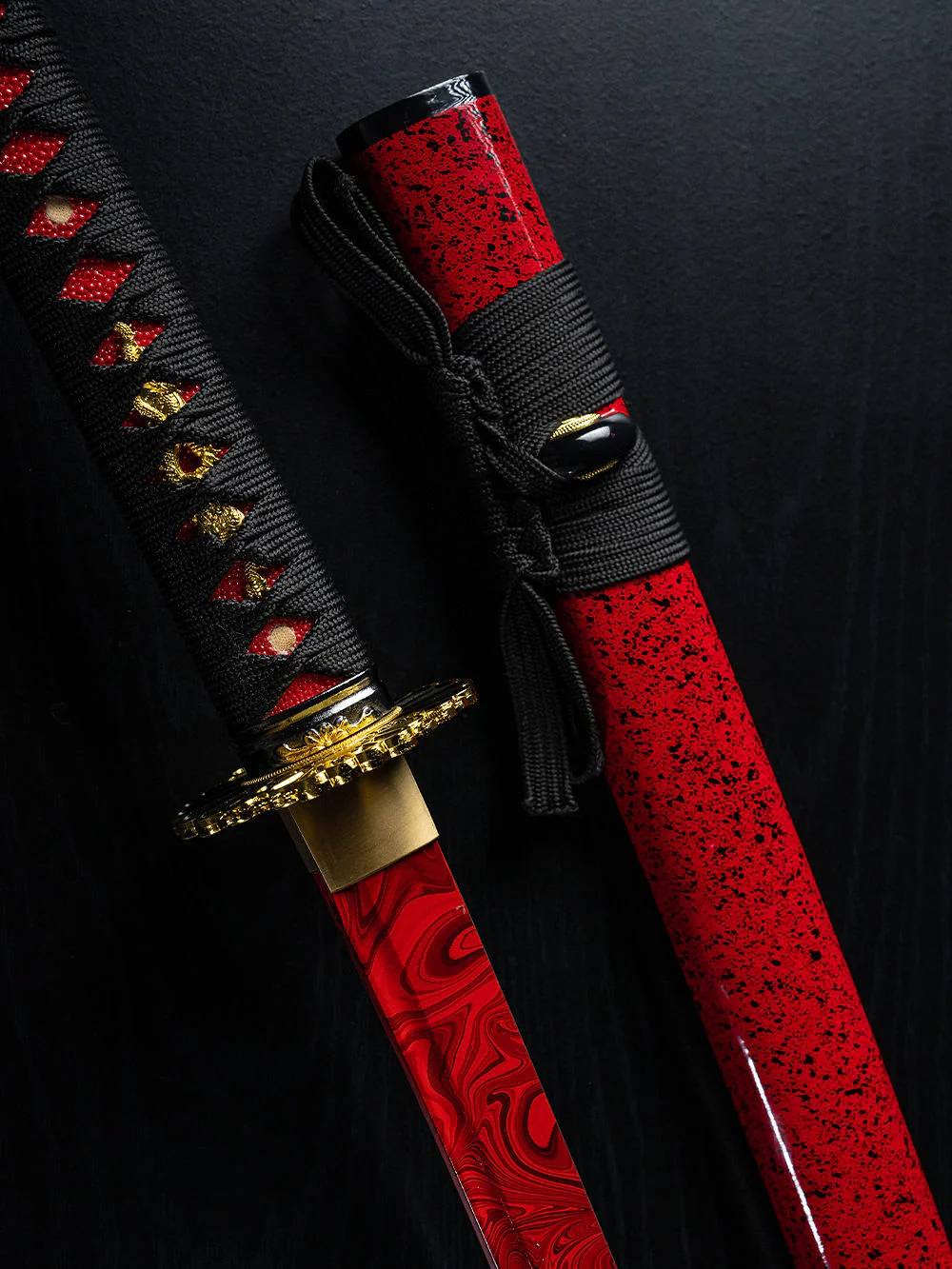 Red Fury Katana (1060 Carbon Steel) - Image 3
