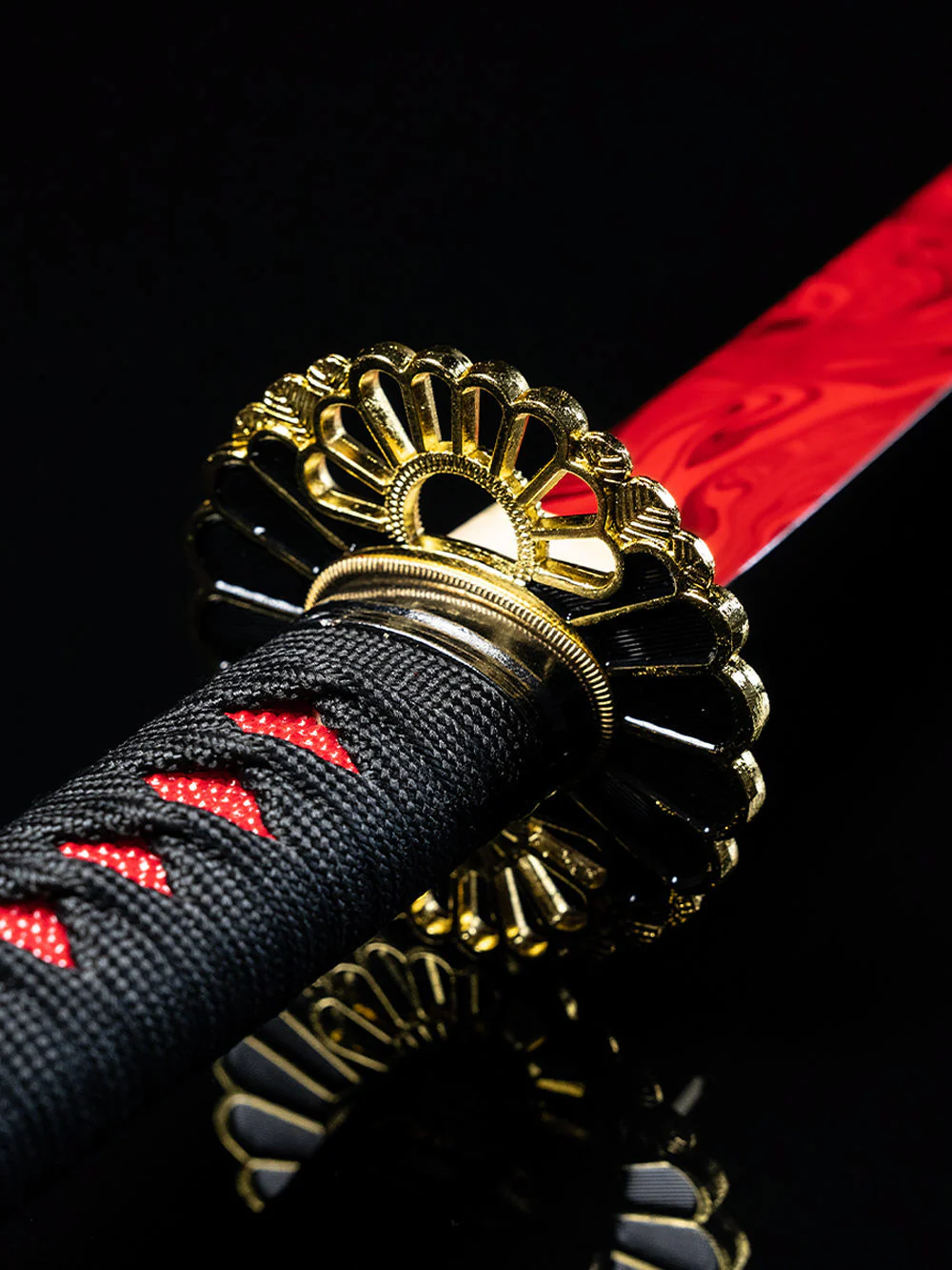 Red Fury Katana (1060 Carbon Steel) - Image 4