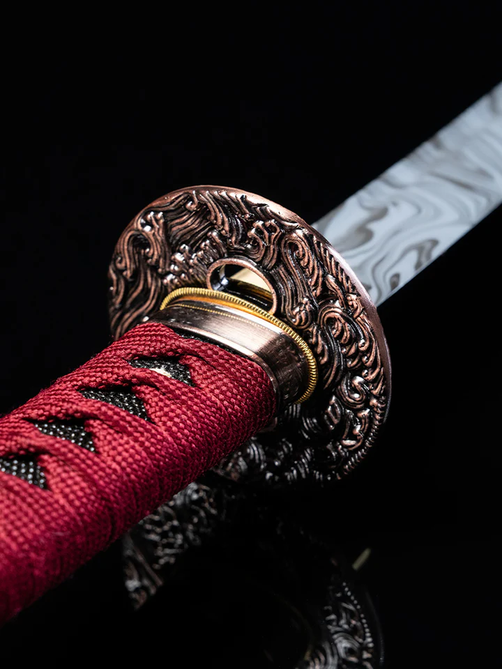 Red Mist Katana (1060 Carbon Steel) - Image 3