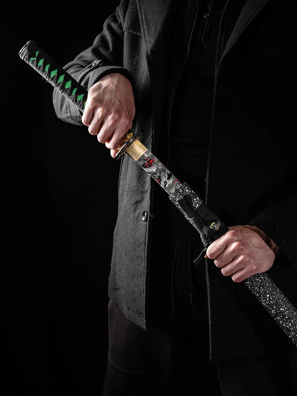 Shadowfang Katana (1060 Carbon Steel) - Image 9