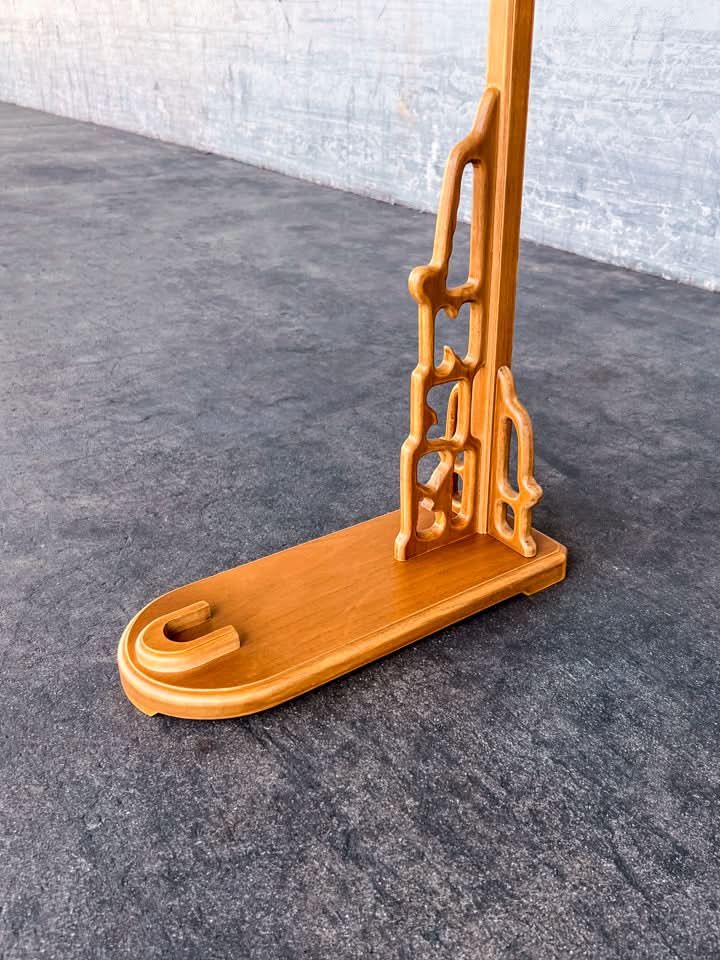 Upright Sword Stand - Light Wood - Image 10