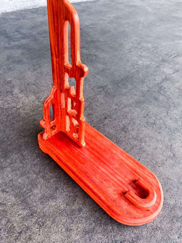 Upright Sword Stand - Dark Wood - Image 3